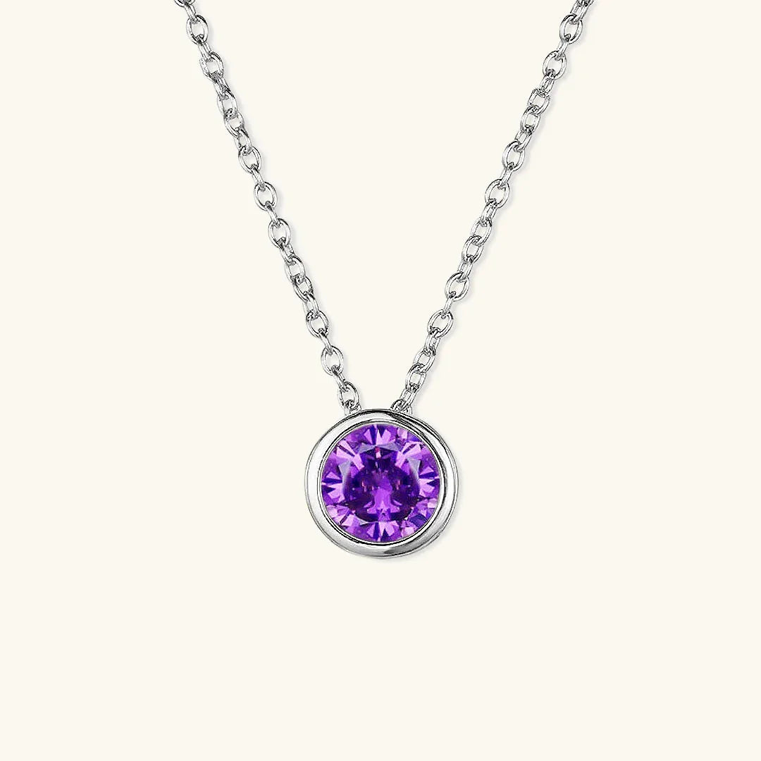 Gold-Plated Crystal Pendant Necklace for Women
