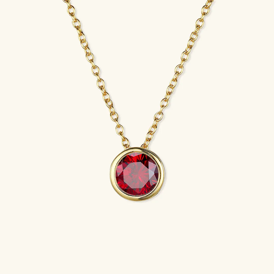 Gold-Plated Crystal Pendant Necklace for Women